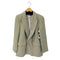 ザラ ZARA LIGHT GREEN FITTED DOUBLE-BREASTED BLAZER ダブルテーラードジャケット メンズ import:L