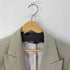 ザラ ZARA LIGHT GREEN FITTED DOUBLE-BREASTED BLAZER ダブルテーラードジャケット メンズ import:L