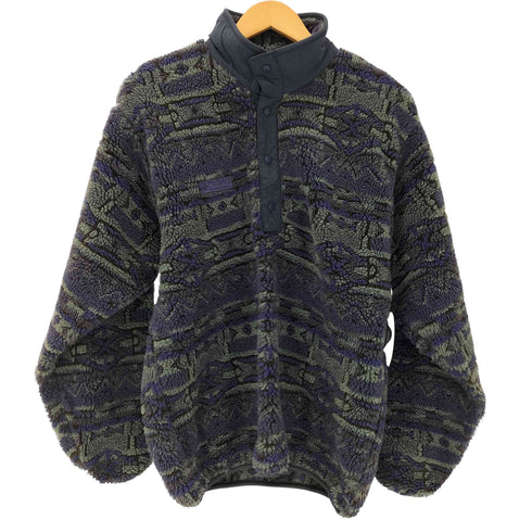 コロンビア Columbia 90S USA製 ボアフリースジャケット スナップ メンズ import:S