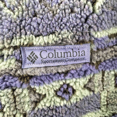 コロンビア Columbia 90S USA製 ボアフリースジャケット スナップ メンズ import:S