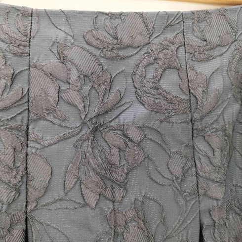 アベニールエトワール Aveniretoile フラワージャガードタックフレアスカート レディース 36