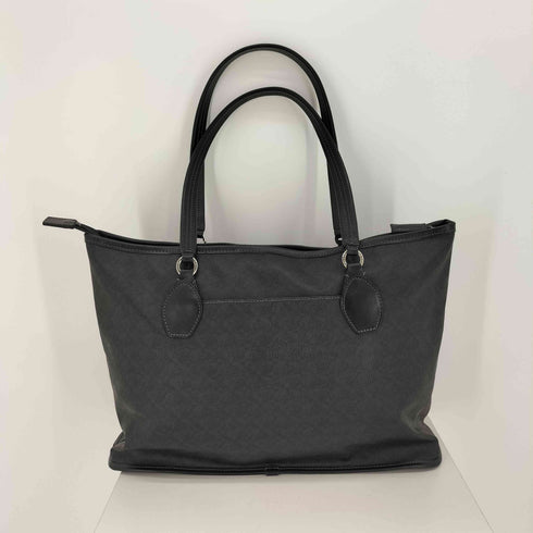 ペレボルサ PELLE BORSA 総柄 モノグラム レザー トート バッグ レディース