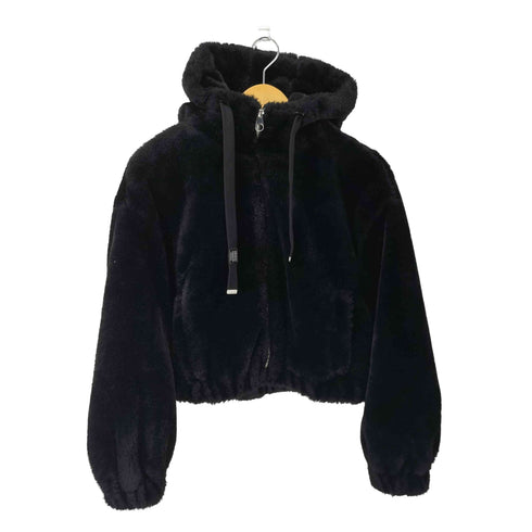 ベルシュカ BERSHKA Faux Fur Hooded Jacket ファージップジャケット レディース import:L
