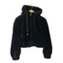 ベルシュカ BERSHKA Faux Fur Hooded Jacket ファージップジャケット レディース import:L