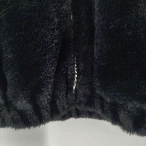 ベルシュカ BERSHKA Faux Fur Hooded Jacket ファージップジャケット レディース import:L