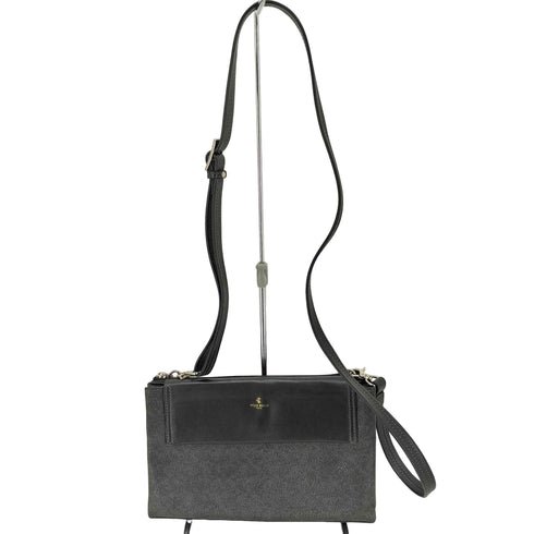 ペレボルサ PELLE BORSA 総柄 カウレザー ショルダー バッグ レディース