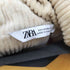 ザラ ZARA コーデュロイ パフ ダウンジャケット ドローコード レディース import:XL