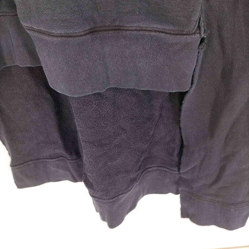 ラッドミュージシャン LAD MUSICIAN 17SS ヘムアシンメトリー 裏パイル地 クルーネックスウェット メンズ JPN:44