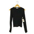 ザラ ZARA KNIT スリーブスリット パールニット レディース import:M