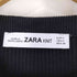 ザラ ZARA KNIT スリーブスリット パールニット レディース import:M