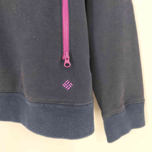コロンビア Columbia 裏地花柄 ジップアップパーカー レディース import:M