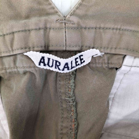 オーラリー AURALEE Finx Chambray Gabardine Wide Shorts メンズ JPN:3