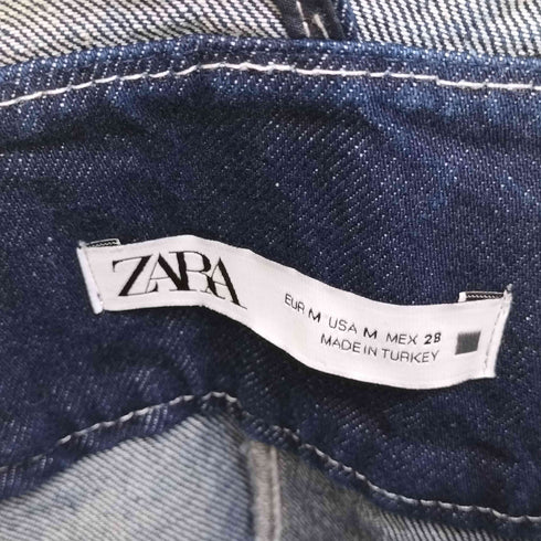 ザラ ZARA デニムジャンパースカート レディース import:M
