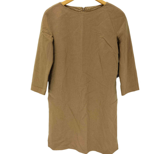 マックスマーラ MAX MARA 白タグ キャメル ワンピース レディース JPN:36