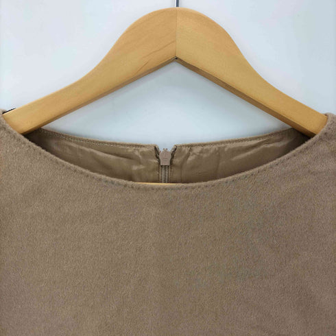 マックスマーラ MAX MARA 白タグ キャメル ワンピース レディース JPN:36