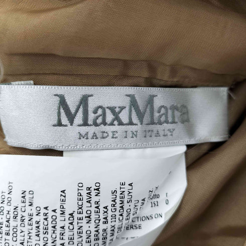 マックスマーラ MAX MARA 白タグ キャメル ワンピース レディース JPN:36