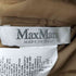 マックスマーラ MAX MARA 白タグ キャメル ワンピース レディース JPN:36