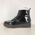 ザラ ZARA WOMAN エナメル フロントジップ ショートブーツ レディース EUR:39