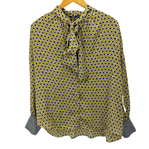 ザラ ZARA フラワープリント L/S ブラウス レディース import:M