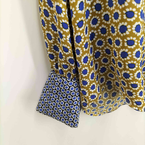 ザラ ZARA フラワープリント L/S ブラウス レディース import:M