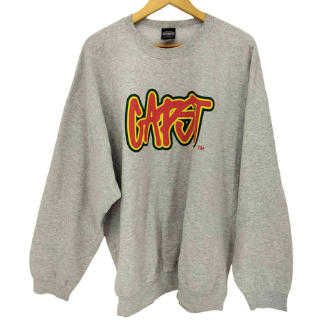 フロントプリント クルーネックスウェット メンズ 2XL