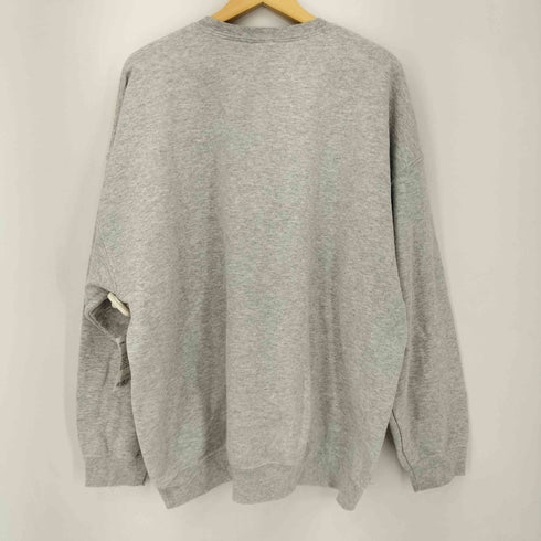フロントプリント クルーネックスウェット メンズ 2XL