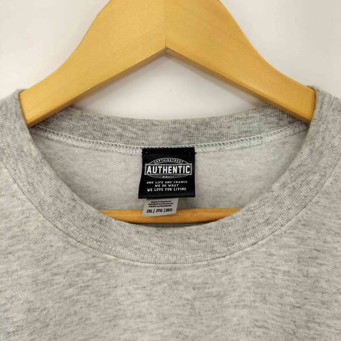 フロントプリント クルーネックスウェット メンズ 2XL