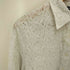 ザラ ZARA フラワーデザインレース L/Sブラウス レディース import:M