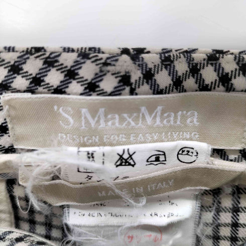 エスマックスマーラ S Max Mara チェックスラックス レディース