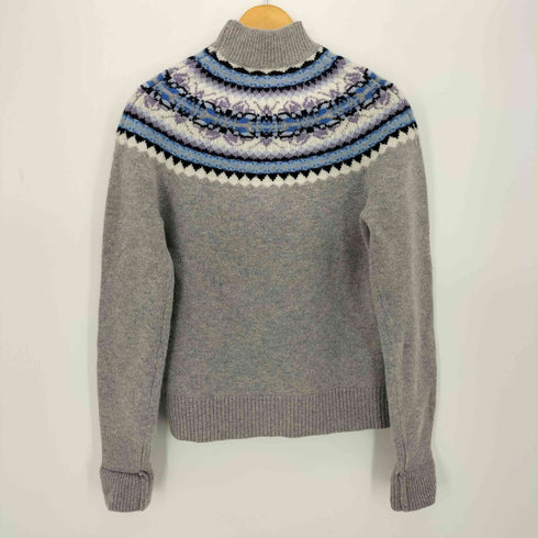 ブルックスブラザーズ BROOKS BROTHERS ノルディック柄 モックネックウールニット メンズ JPN:M
