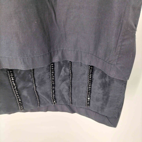 エスマックスマーラ S Max Mara ノースリーブ レイヤードシャツ ビーズ レディース DE:38