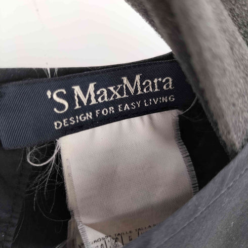 エスマックスマーラ S Max Mara ノースリーブ レイヤードシャツ ビーズ レディース DE:38