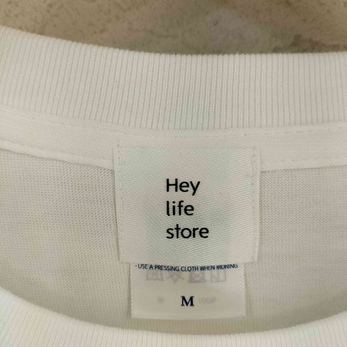 ヘイライフストア Hey life store space logo T shirt / AAAMYYY レディース JPN:M