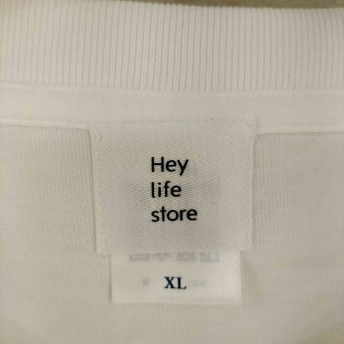 ヘイライフストア Hey life store space logo T shirt / AAAMYYY レディース JPN:XL