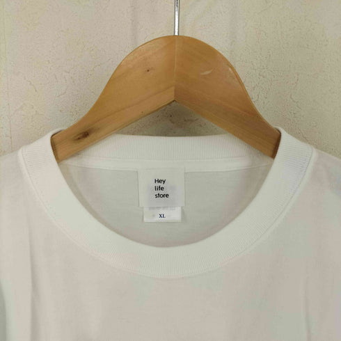ヘイライフストア Hey life store space logo T shirt / AAAMYYY レディース JPN:XL