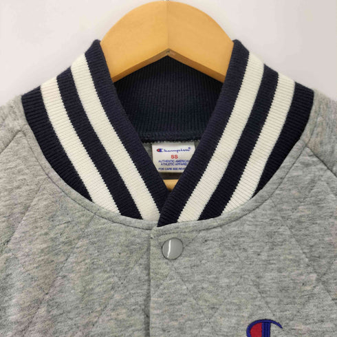 チャンピオン Champion ロゴ刺繍 キルティングスウェットスタジャン レディース JPN:XS