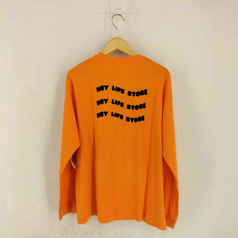 ヘイライフストア Hey life store long sleeve logo tee レディース JPN:S