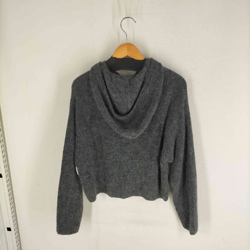 DONOTTAG シャギー フロントスター ニット ジップアップパーカー レディース import:M