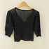 ヘイライフストア Hey life store mesh half sleeve tops レディース FREE