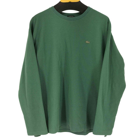 ラコステ LACOSTE EXCLUSIVE EDITION ワッフルロングTシャツ メンズ L