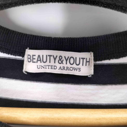 ビューティーアンドユースユナイテッドアローズ BEAUTY & YOUTH UNITED ARROWS BALLOON BOR LS TEE バルーン ボーダー カットソー メンズ import:XL