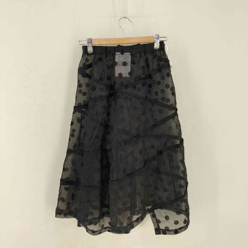 トリココムデギャルソン tricot COMME des GARCONS 03AW オーガンジー ドットスカート レディース