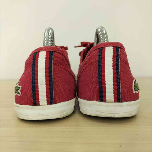 ラコステスポーツ LACOSTE SPORT ロゴ刺繍 ローカットスニーカー レディース US:6