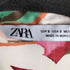 ザラ ZARA 花柄ポリエステル地カジュアルシャツ レディース import:S