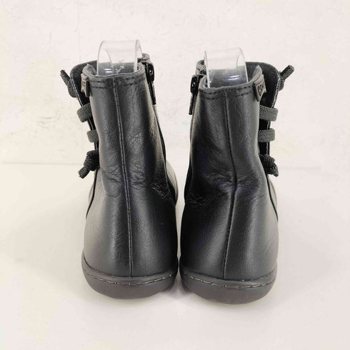 カンペール CAMPER Peu Black leather ankle boots レディース JPN:38