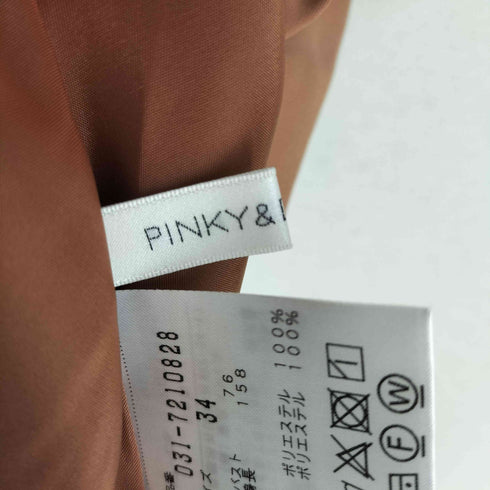 ピンキーアンドダイアン Pinky&Dianne ポリエステル地 ノースリーブシフォンブラウス レディース DE:34