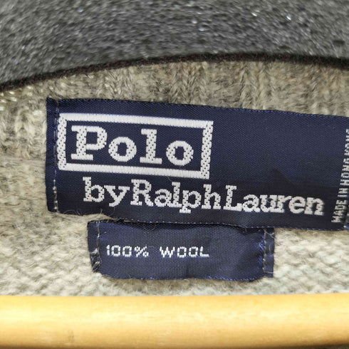 ポロバイラルフローレン Polo by RALPH LAUREN クルーネックニット スモールポニー刺繍 メンズ import:L