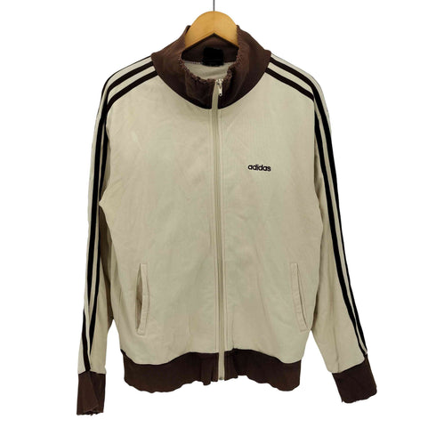 アディダス adidas 復刻万国旗タグ ロゴ刺繍 スリーストライプス トラック ジャケット メンズ import:L