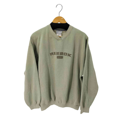リーボック Reebok Vネックロゴ刺繍スウェット メンズ import:XS