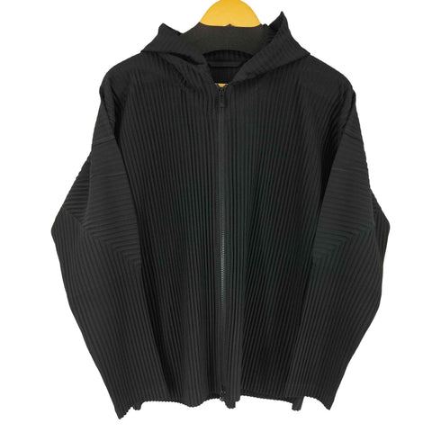 オムプリッセイッセイミヤケ HOMME PLISSE ISSEY MIYAKE 17AW プリーツジップアップパーカー メンズ JPN:2